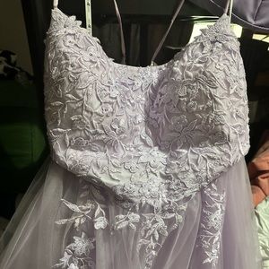 PURPLE DAVIDS BRIDAL PROM DRESS